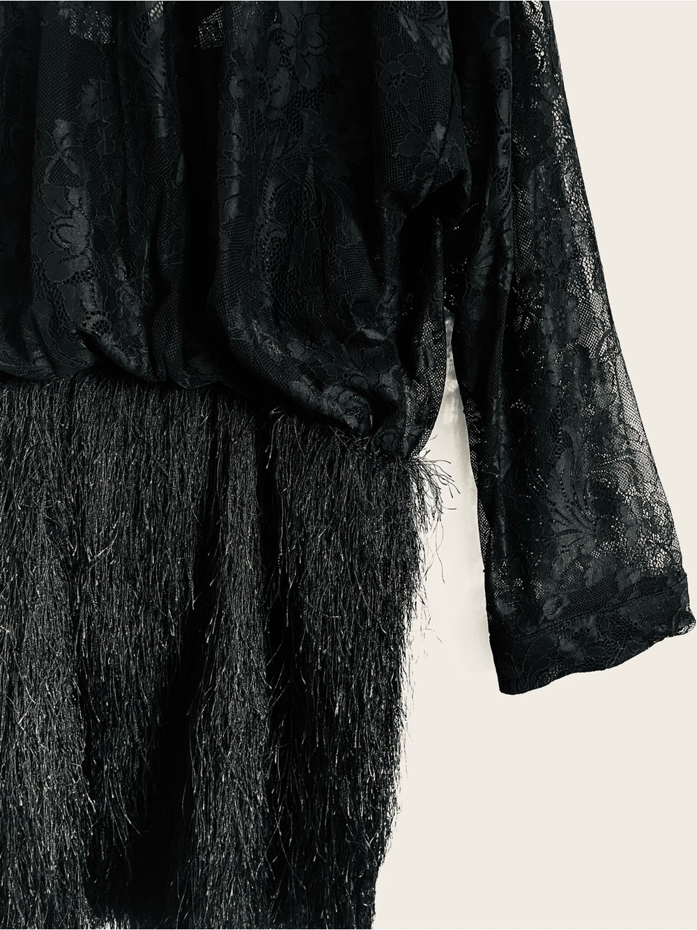 NWT Anthropologie Maeve Fringe Twofer Mini Shirtdress Size L - Picture 15 of 16